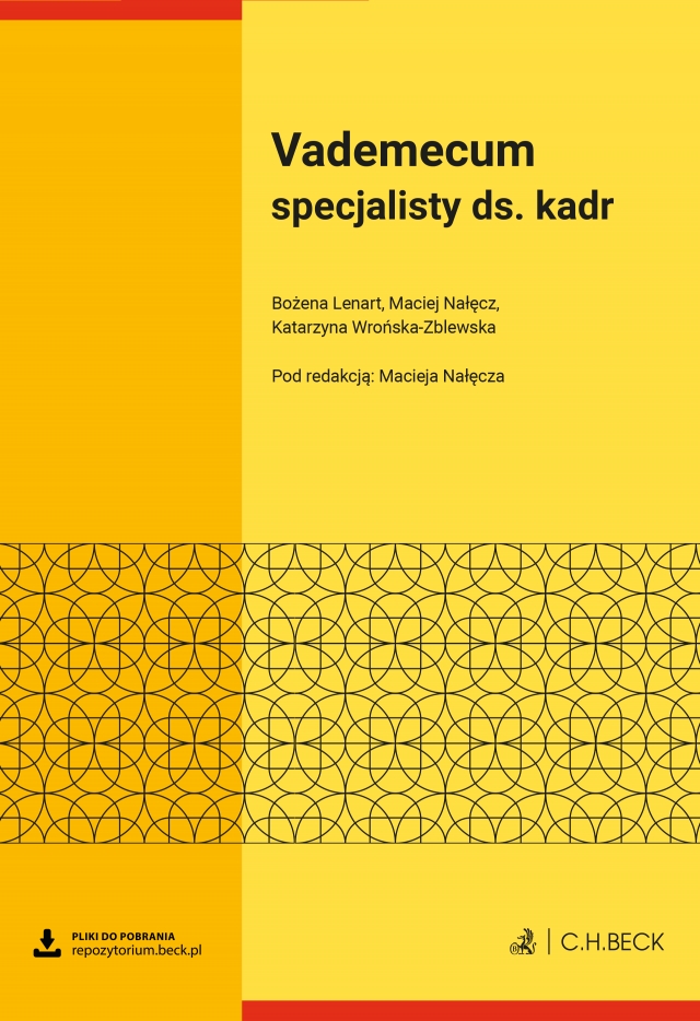 "Vademecum Specjalisty Ds. Kadr" Bożena Lenart, Katarzyna Wrońska-Zblewska